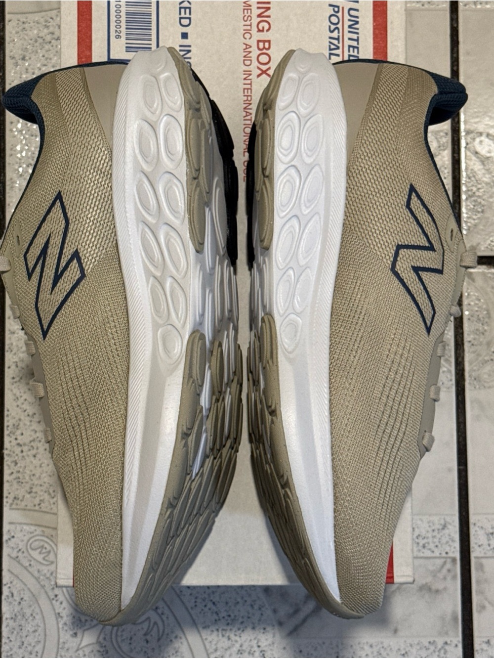 New Balance Fresh Foam 520 v9 Running Shoes Tan Blue Men’s Sizes 4E M52024X - Picture 4 of 8